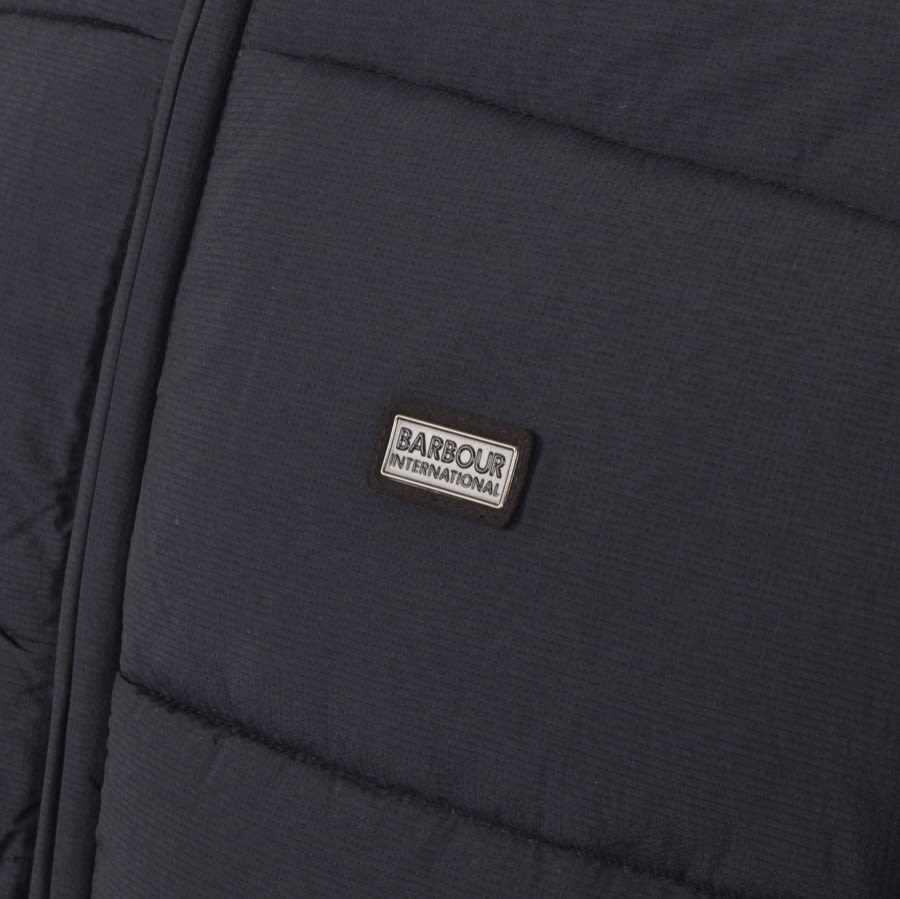 Alternative Image for ProductBarbour International Quilted Court Jacket Black3